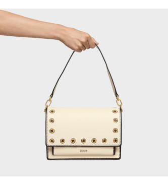 TOUS Borsa a tracolla media Audree, beige trompe l'oeil