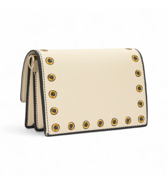 TOUS Borsa a tracolla media Audree, beige trompe l'oeil