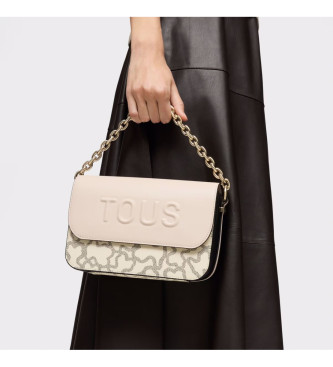 TOUS Kde Kaos Icon medium messenger taske beige, sort