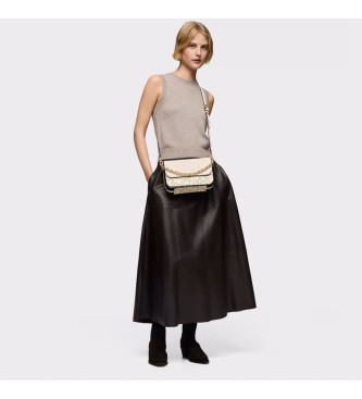 TOUS Kde Kaos Icon medium messenger taske beige, sort