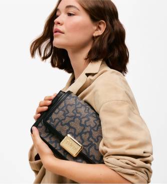 TOUS Bolsa tiracolo média Kaos Icon preta