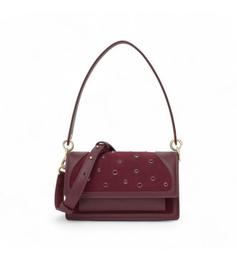 TOUS Audree Strass bordeauxrode kleine schoudertas