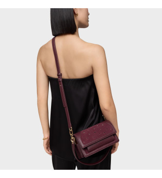 TOUS Audree Strass bordeauxrode kleine schoudertas