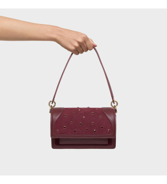 TOUS Audree Strass bordeauxrode kleine schoudertas