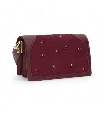 TOUS Audree Strass bordeauxrode kleine schoudertas