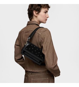 TOUS Bolsa de ombro pequena Audree Strass preta