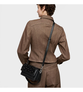 TOUS Bolsa de ombro pequena Audree Strass preta