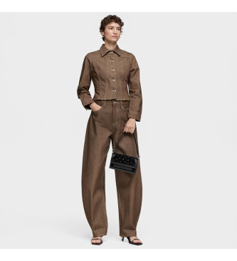 TOUS Bolsa de ombro pequena Audree Strass preta