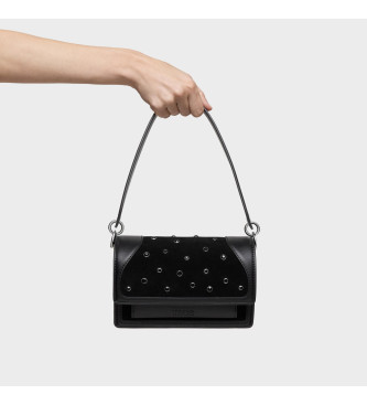 TOUS Bolsa de ombro pequena Audree Strass preta