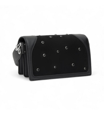 TOUS Bolsa de ombro pequena Audree Strass preta