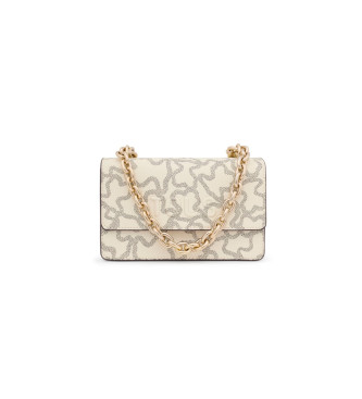 TOUS Kaos Icon beige shoulder bag S. Flap beige