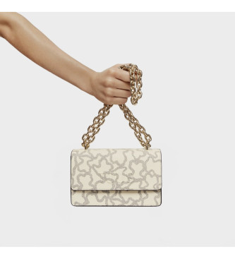 TOUS Kaos Icon beige shoulder bag S. Flap beige