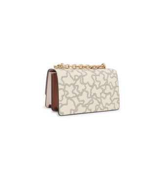 TOUS Kaos Icon beige skuldertaske S. Flap beige