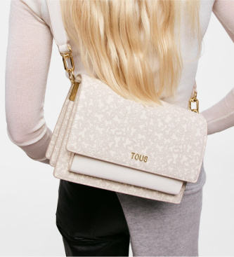 TOUS Audree K Mini Lines beige boodschappentas