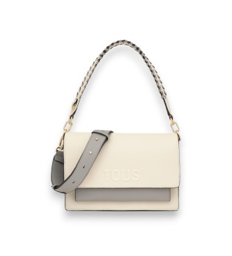 TOUS Beige Audree Saffiano schoudertas
