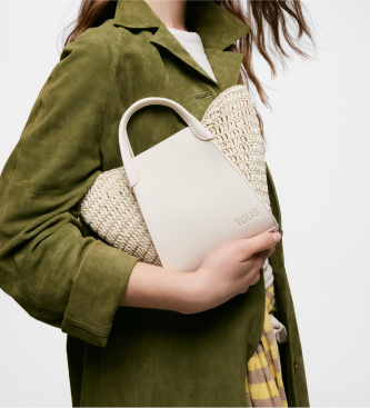TOUS Bolso Capazo Tulip Rafia beige