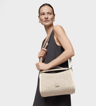 TOUS City M. Kaos Mini Lines beige tas