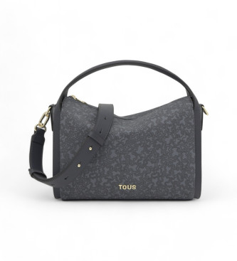 TOUS City M. Kaos Mini Lines sac gris fonc