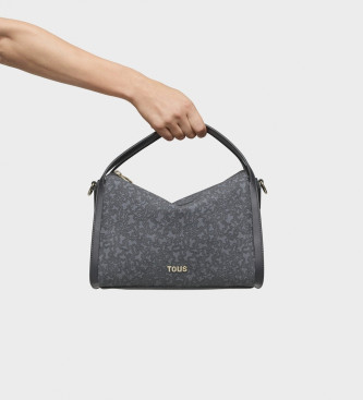 TOUS City M. Kaos Mini Lines sac gris fonc