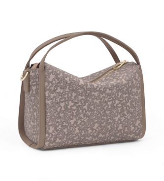 TOUS Kaos Mini Lines taupe medium City taske taupe