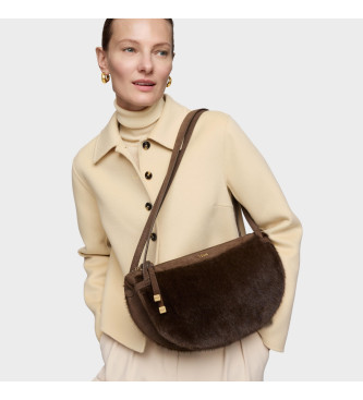 TOUS Sac  bandoulire Halfmoon marron