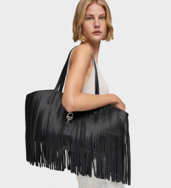 TOUS Sac  franges Manifesto noir