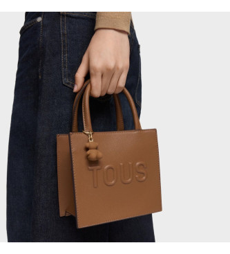 TOUS Saco mini-cubo Brenda camel