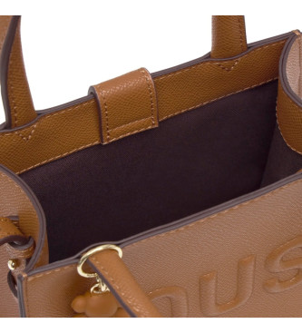 TOUS Saco mini-cubo Brenda camel