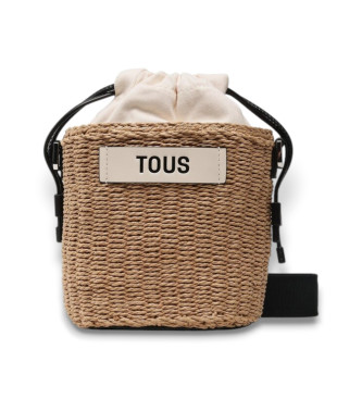 TOUS Sac Scoubidou beige