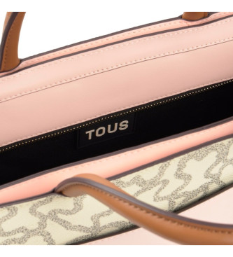 TOUS Borsa shopper media Amaya beige, rosa