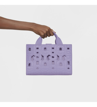 Tous Medium Shopper Bag Amaya Manifesto violet