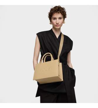 TOUS Sac  main moyen Brenda beige sable