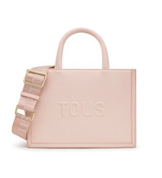 TOUS Bolsa mdia areia Brenda rosa claro