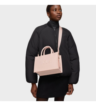 TOUS Bolsa mdia areia Brenda rosa claro