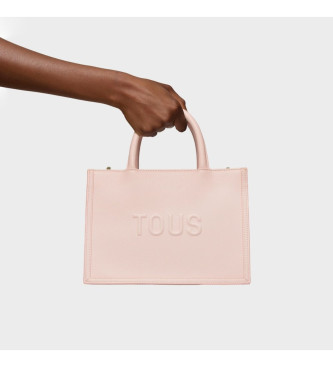 TOUS Bolsa mdia areia Brenda rosa claro