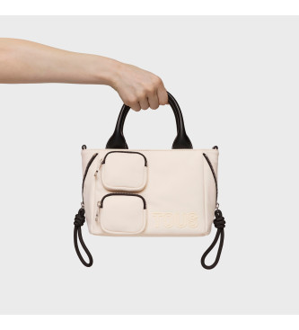 TOUS Piccola borsa shopper beige spaziosa