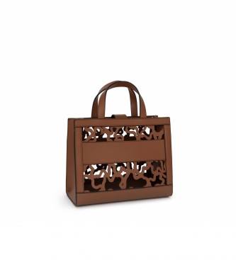 Tous Amaya Kaos brown shopping bag