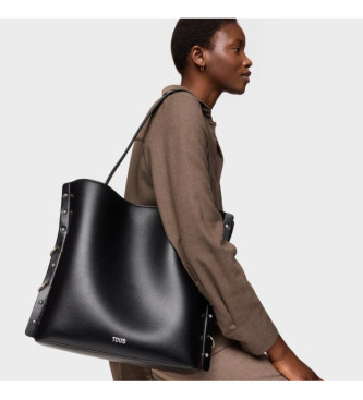 TOUS Borsa tote con borchie di gioielli neri