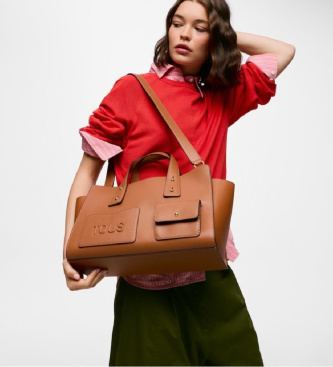 TOUS Sac Bowling Back to Basics marron