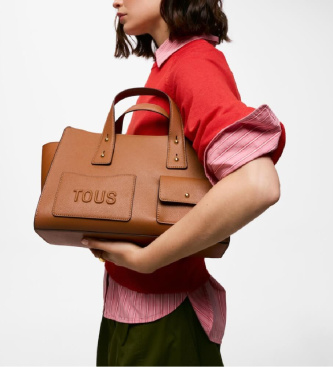 TOUS Sac Bowling Back to Basics marron