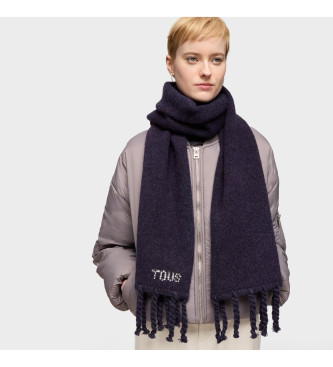 TOUS Echarpe Crystal navy