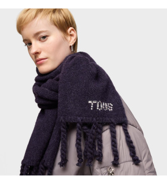 TOUS Echarpe Crystal navy