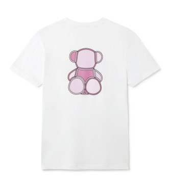 TOUS Br Facetten-T-Shirt M wei, rosa