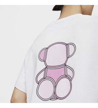 Tous Bear Faceted T-shirt M biały, różowy