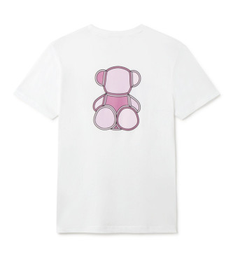 Tous Bear Faceted T-shirt M hvid, pink