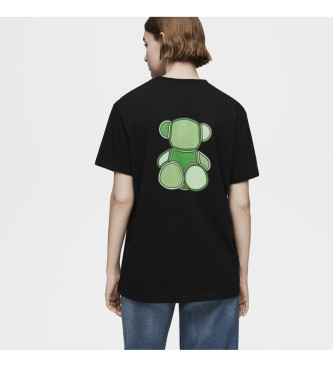 Tous T-shirt Bear Faceted M czarny, zielony