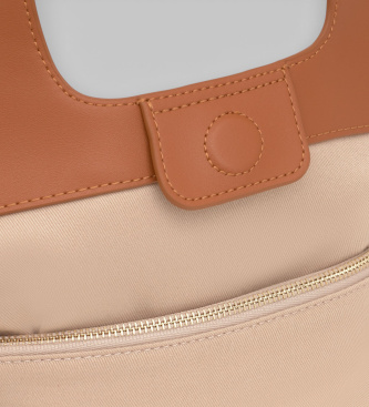 TOUS Medium basket Lirio Rafia brown