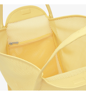 TOUS Tulip Mesh prenosna posteljica rumena