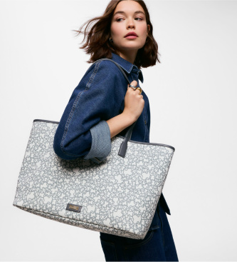 TOUS L. K Mini sac nacelle à double sens gris