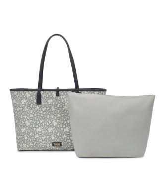 TOUS L. K Mini sac nacelle à double sens gris